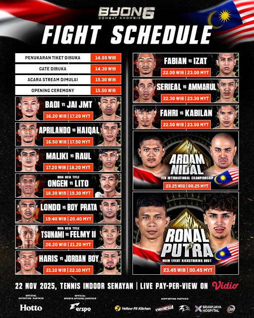 Indonesia Kalah 4-5 dari Malaysia di Byon Combat 6, Laga Ronal vs Putra Berakhir Kontroversial dan Akan Rematch-nexzine.id