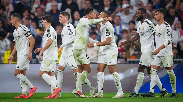 Real Madrid Rebut Puncak Klasemen La Liga Usai Menang Telak atas Las Palmas