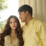 Momen Pertama Lebaran Mahalini dan Rizky Febian Setelah Pindah Agama.
