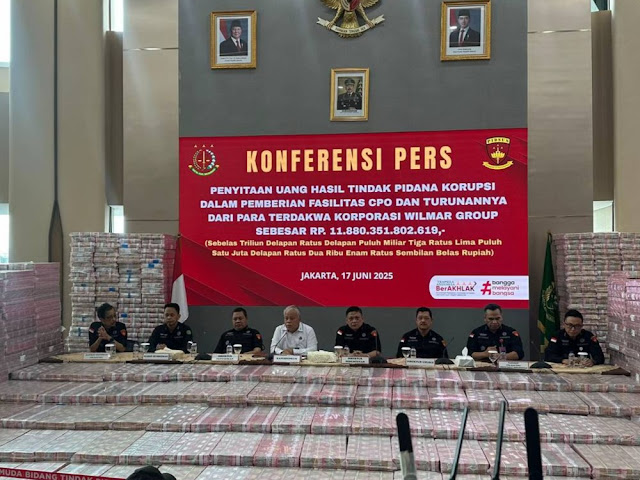 Kejagung Sita Rp11,8 Triliun dalam Kasus Korupsi CPO, Ternyata Hanya Rp2 Triliun yang Dipamerkan