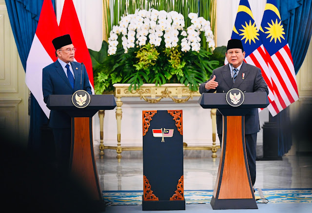 Presiden Prabowo Sambut PM Malaysia Anwar Ibrahim di Istana Merdeka, Tegaskan Komitmen Perkuat Hubungan Bilateral