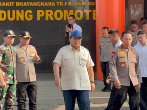 Prabowo Minta Kapolri Naikkan Pangkat Polisi Korban Demo Ricuh