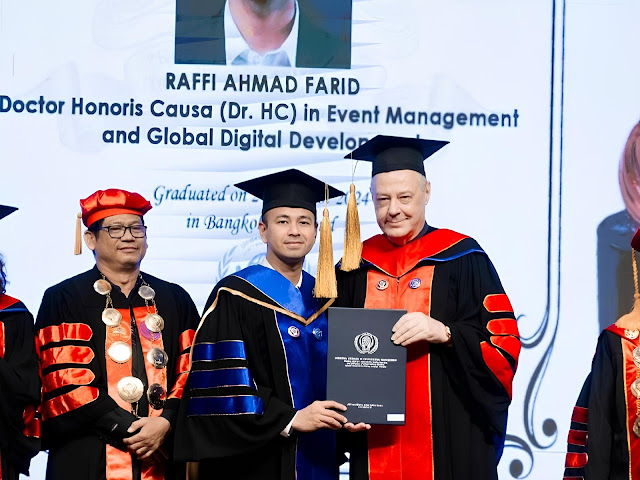 Sempat Diisukan Jadi Menpora, Gelar Doktor Raffi Ahmad Kembali Jadi Sorotan