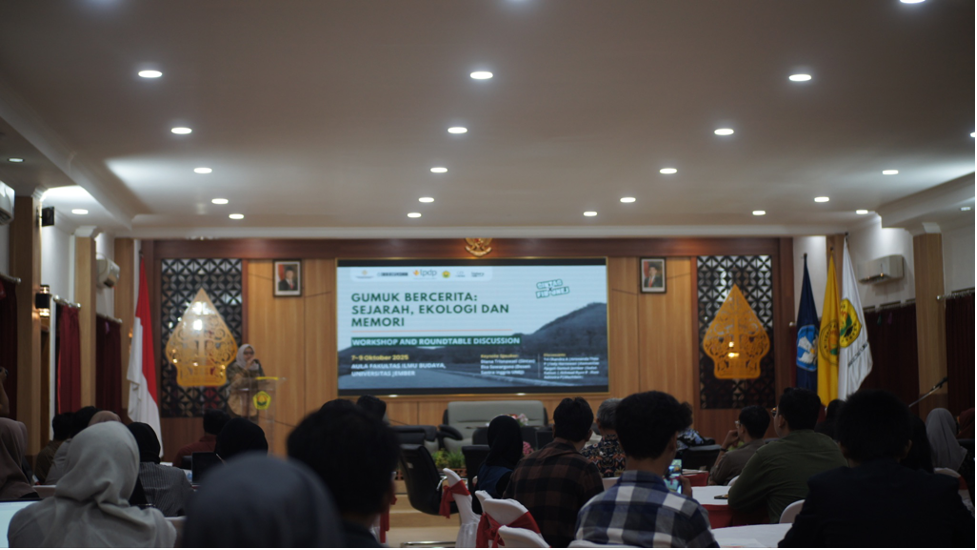 Kerja Sama SINTAS dan FIB Unej untuk Memeta Berbagai Isu dan Perjuangan Komunitas Lokal untuk Melindungi Gumuk