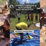 Bantuan untuk Korban Bencana di Taput dan Sibolga Dilempar dari Helikopter, Beras Hancur dan Warga Kecewa
