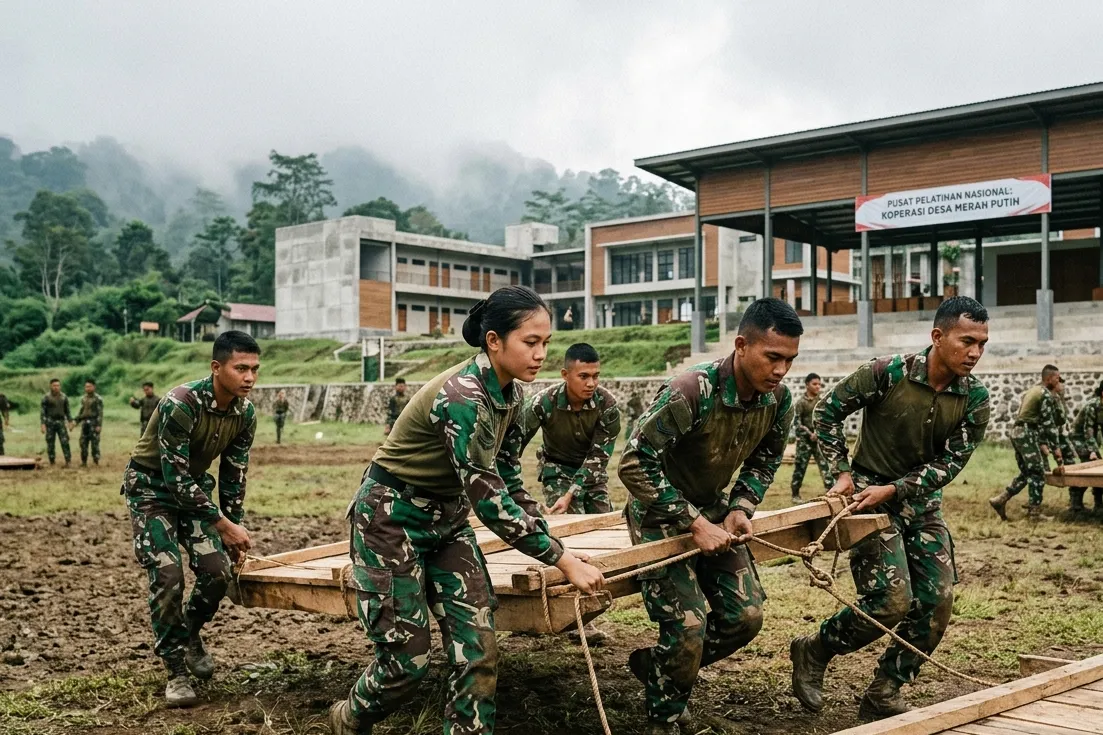 Anggota Komisi I DPR menyoroti anggaran latihan militer Kopdes Merah Putih.
