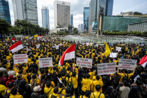 Demo BEM UI di Bundaran HI Hari Ini, Mahasiswa Bawa 5 Tuntutan untuk Pemerintah