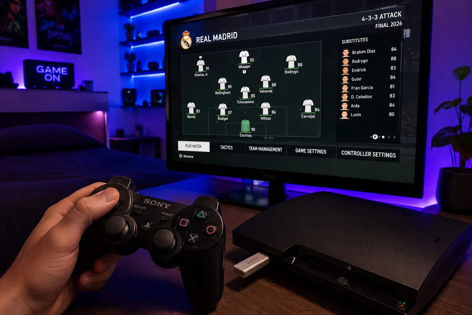 Cara install update Konami Data Pack PES PS3 offline menggunakan USB flash drive.