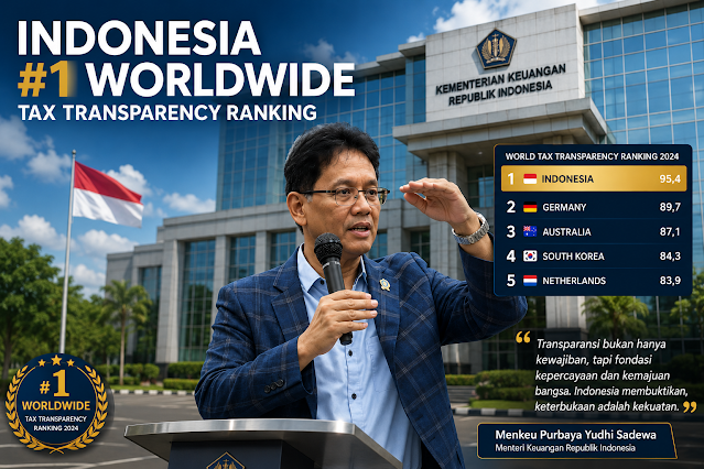 Indonesia Juara 1 Dunia Transparansi Pajak 2026, Kalahkan Jerman hingga Australia