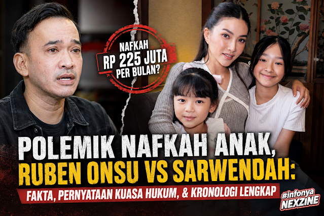 Polemik Nafkah Anak Ruben Onsu dan Sarwendah, Benarkah Capai Rp225 Juta per Bulan? Ini Faktanya