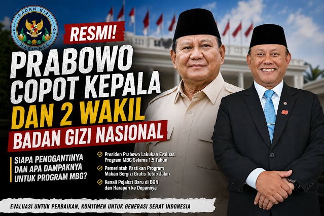 Prabowo Copot Kepala BGN Dadan Hindayana, Apakah Program Makan Bergizi Gratis Tetap Berjalan?