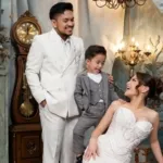 Nathalie Holscher dan Aripat melakukan pemotretan prewedding bertema internasional bersama Adzam.