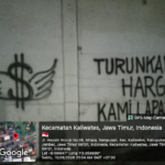 Rupiah Semakin Melemah, Gelombang Protes Muncul di Jember: Grafiti “Turunkan Harga Kami Lapar” Jadi Simbol Keresahan Warga