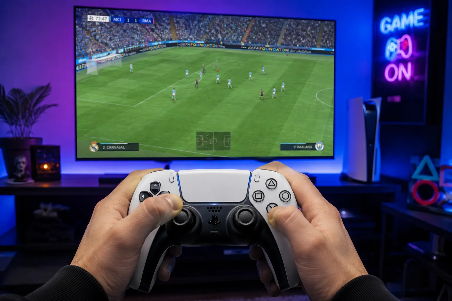 Cara menghubungkan stik PS4 dan PS5 ke konsol PS3 untuk bermain game bola tanpa lag.