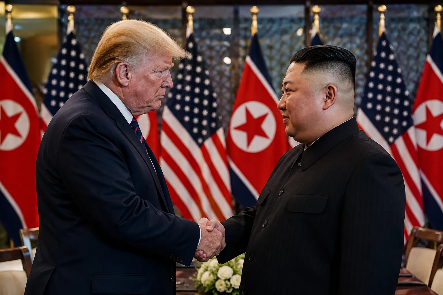 Donald Trump bersiap gelar pertemuan diplomatik dengan Kim Jong Un terkait isu senjata nuklir Korea Utara.